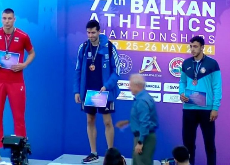 Azərbaycan atleti Balkan çempionatında bürünc medal qazandı