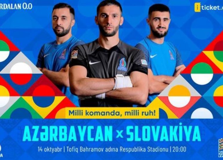 Azərbaycan - Slovakiya matçının biletləri satışa çıxarılıb