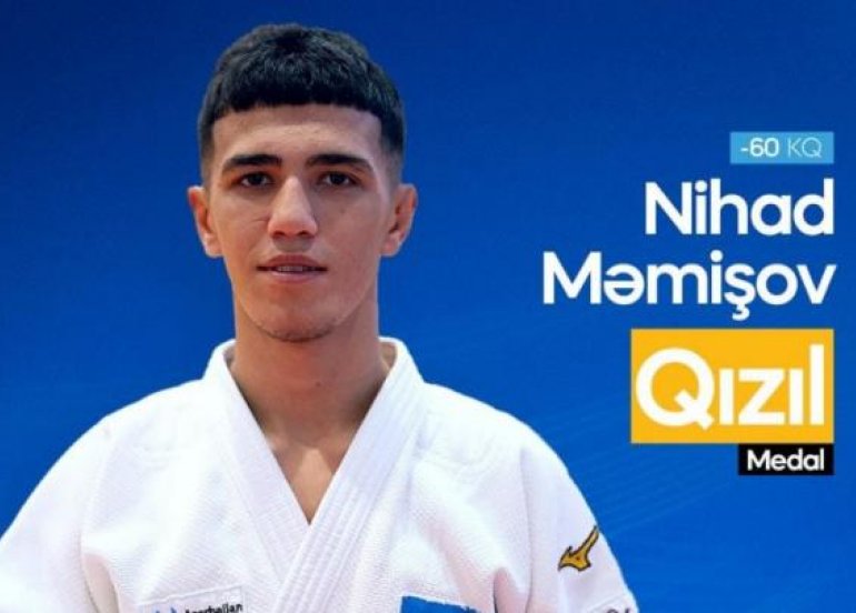Azərbaycan cüdoçularından Avropa çempionatında 2 qızıl, 1 bürünc medal