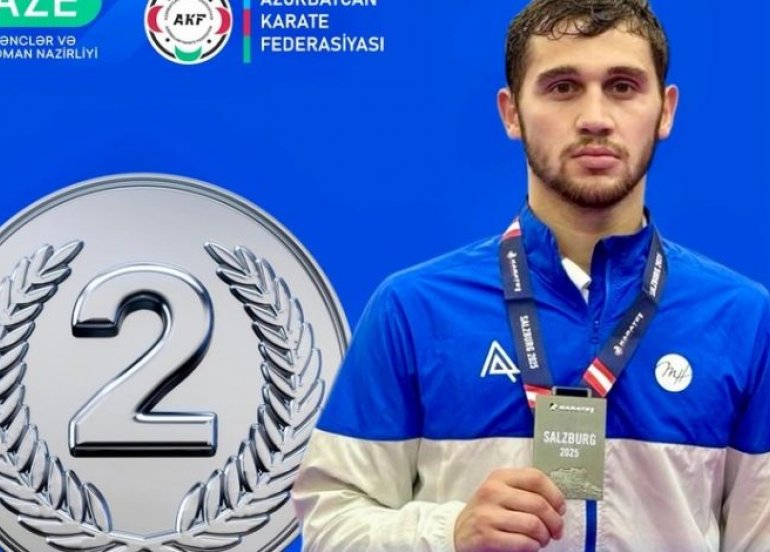 Azərbaycan karateçisi Avstriyada ikinci olub