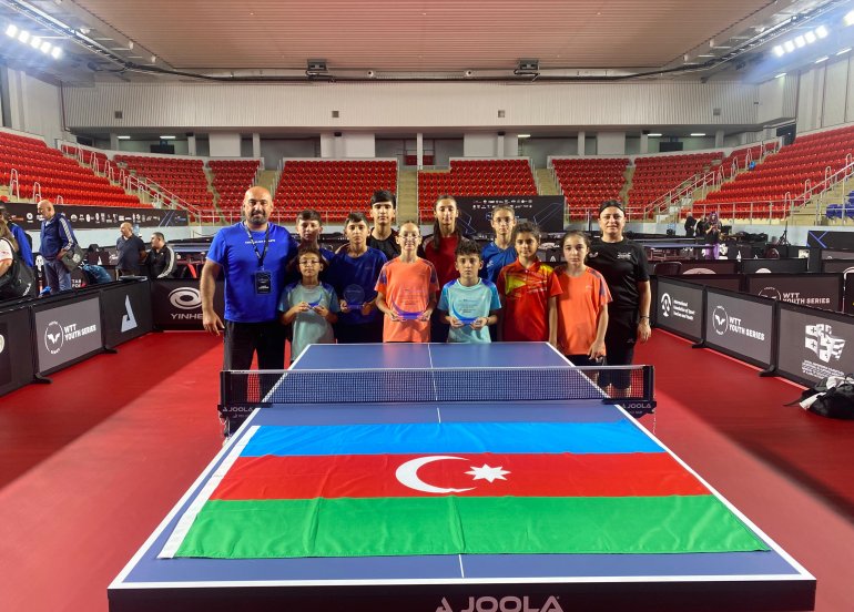 Azərbaycanın stolüstü tennisçiləri beynəlxalq turnirdə 5 medal qazanıblar