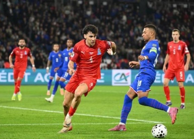 Azərbaycan millisi Fransaya uduzdu