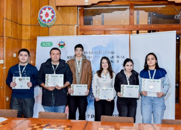 Şahmat üzrə Azərbaycan çempionatı yekunlaşdı