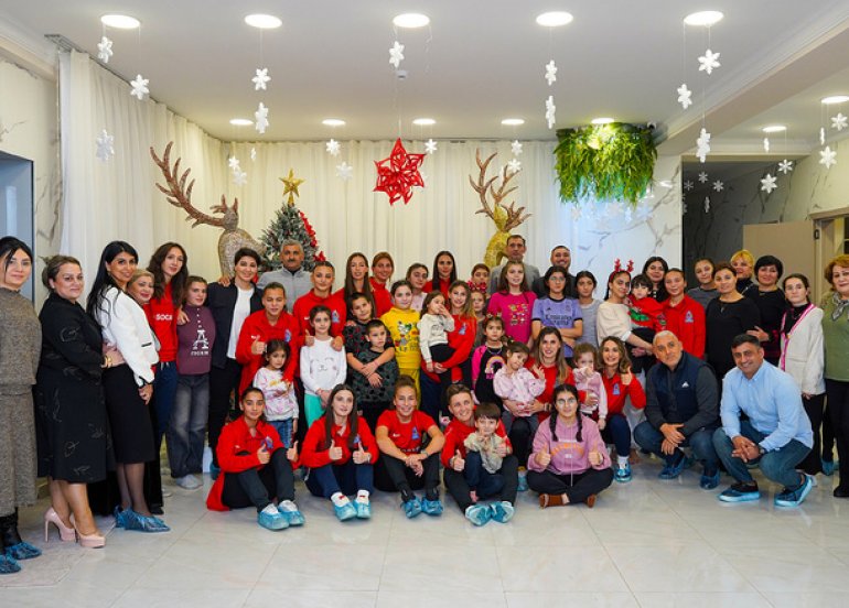 Milli üzvləri uşaq sığınacağına ziyarət etdilər