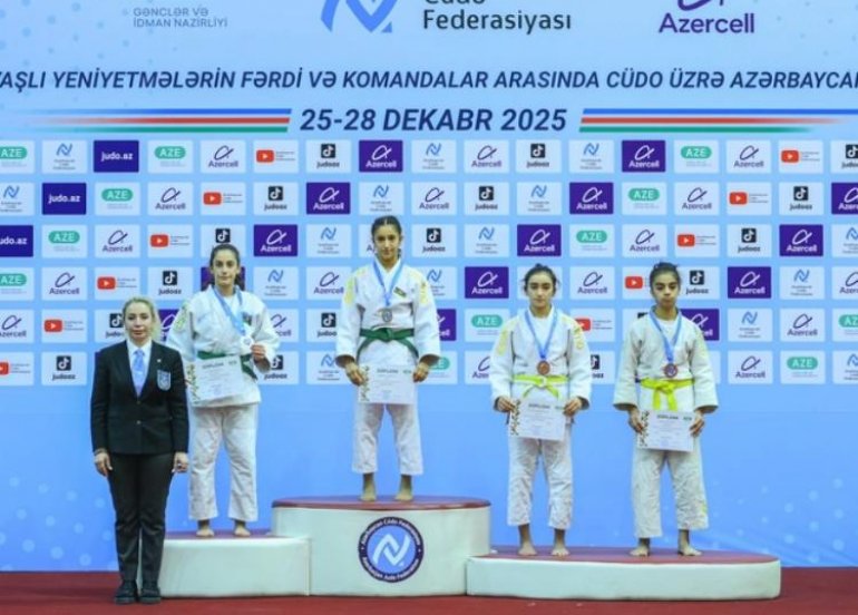 14 yaşadək cüdoçular arasında Azərbaycan birinciliyində fərdi mübarizələr başa çatıb