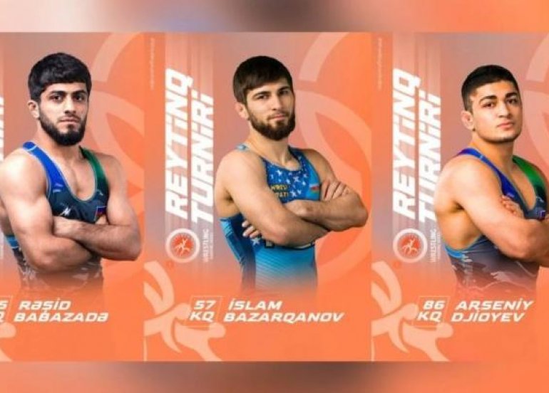 Azərbaycan güləşçilərindən 3 medal