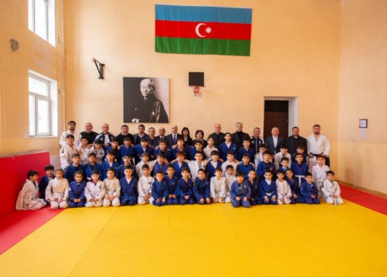 Qəbələdə yeni cüdo zalı açılıb