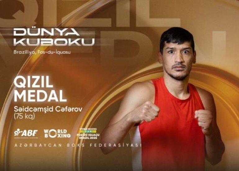 Azərbaycan boksçusu Dünya kubokunda qızıl medal qazandı