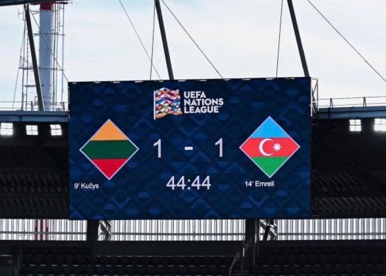 Azərbaycan yığması Litva ilə heç-heçə etdi