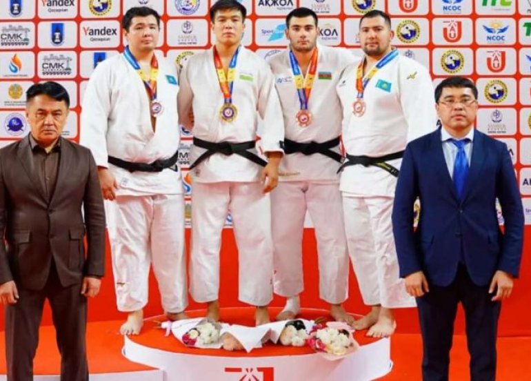 Azərbaycan cüdoçuları Aktaudan 14 medalla dönür